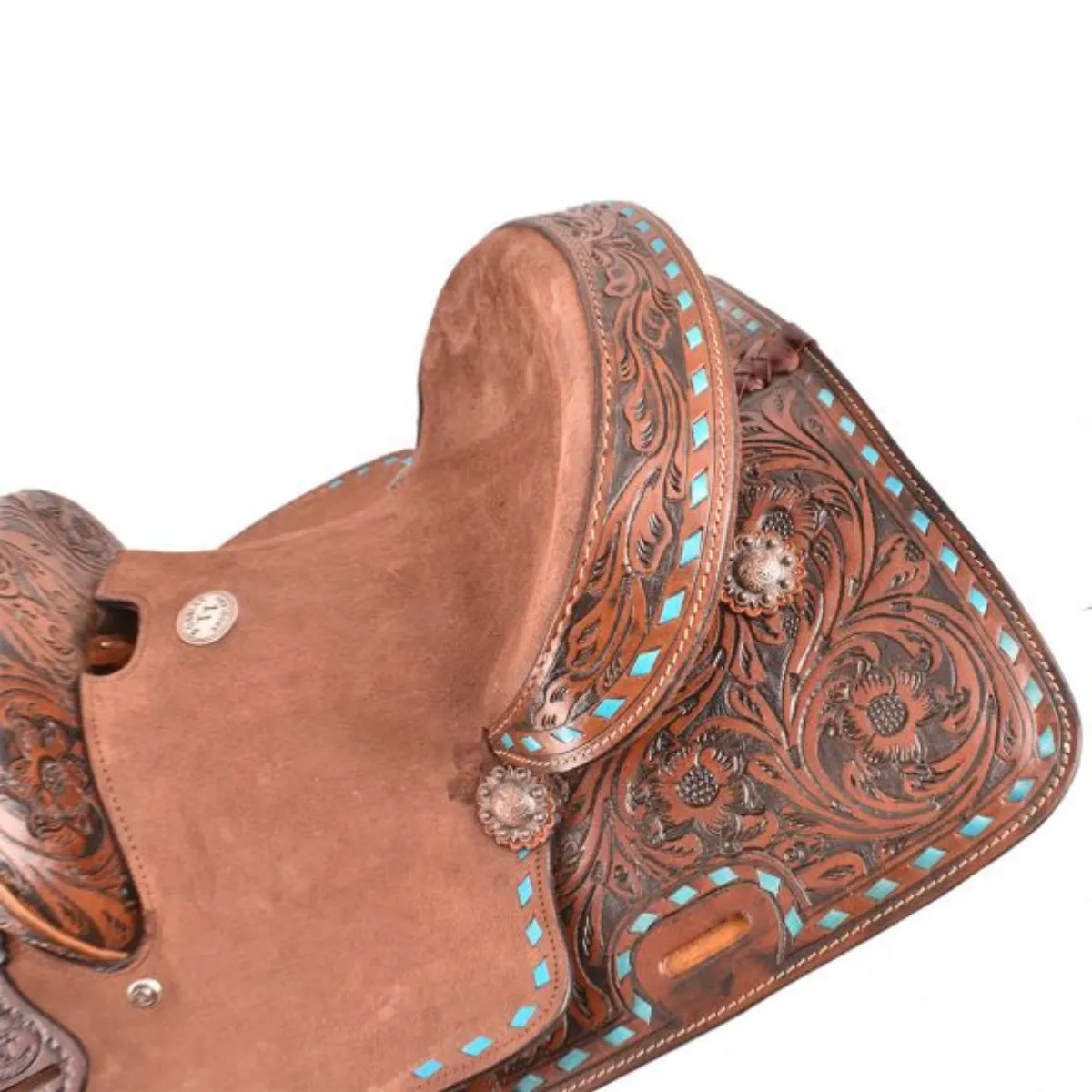 10" DOUBLE T  PONY HARD SEAT BARREL SADDLE