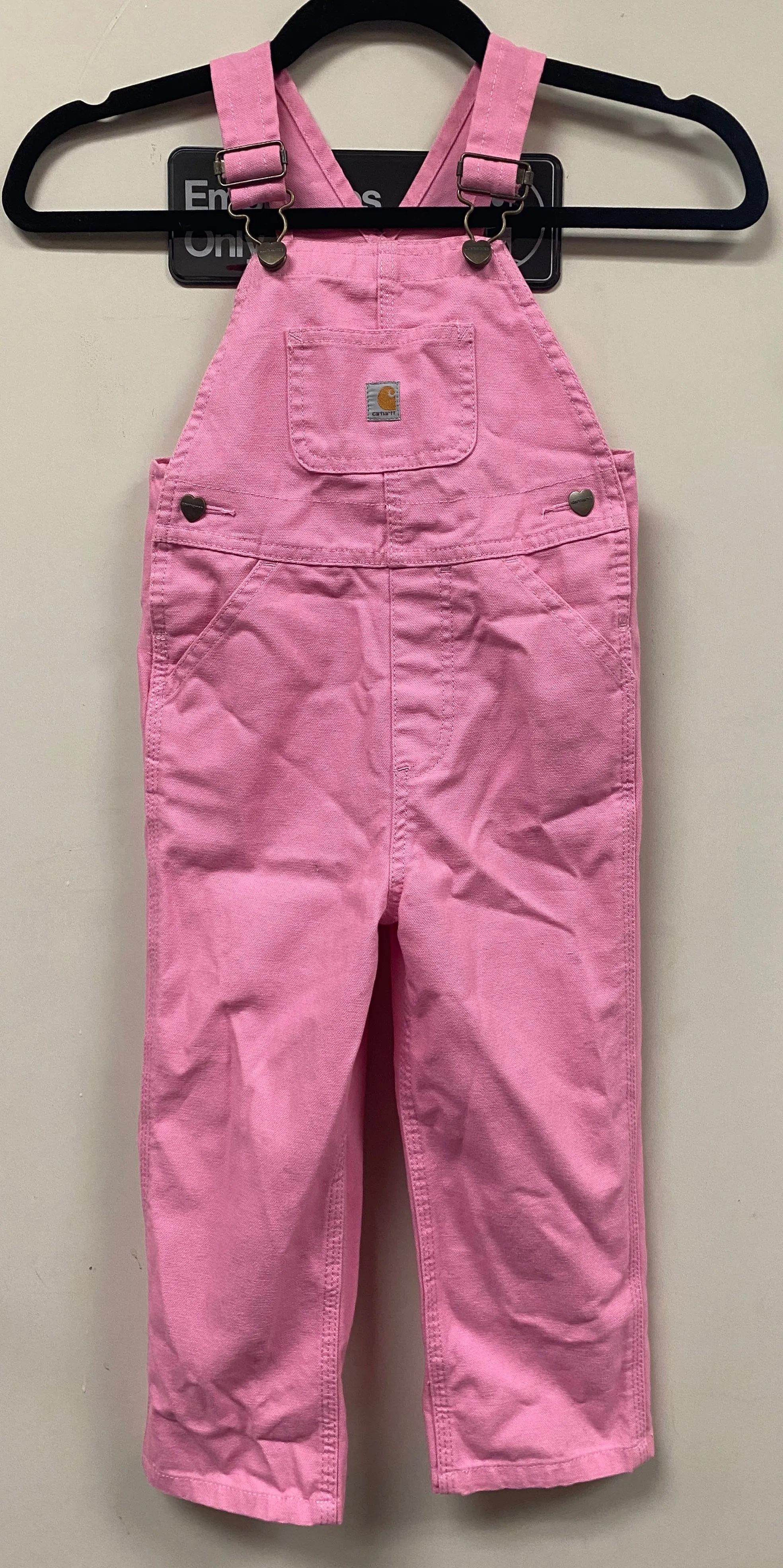 3T Pink Carhartt Overalls