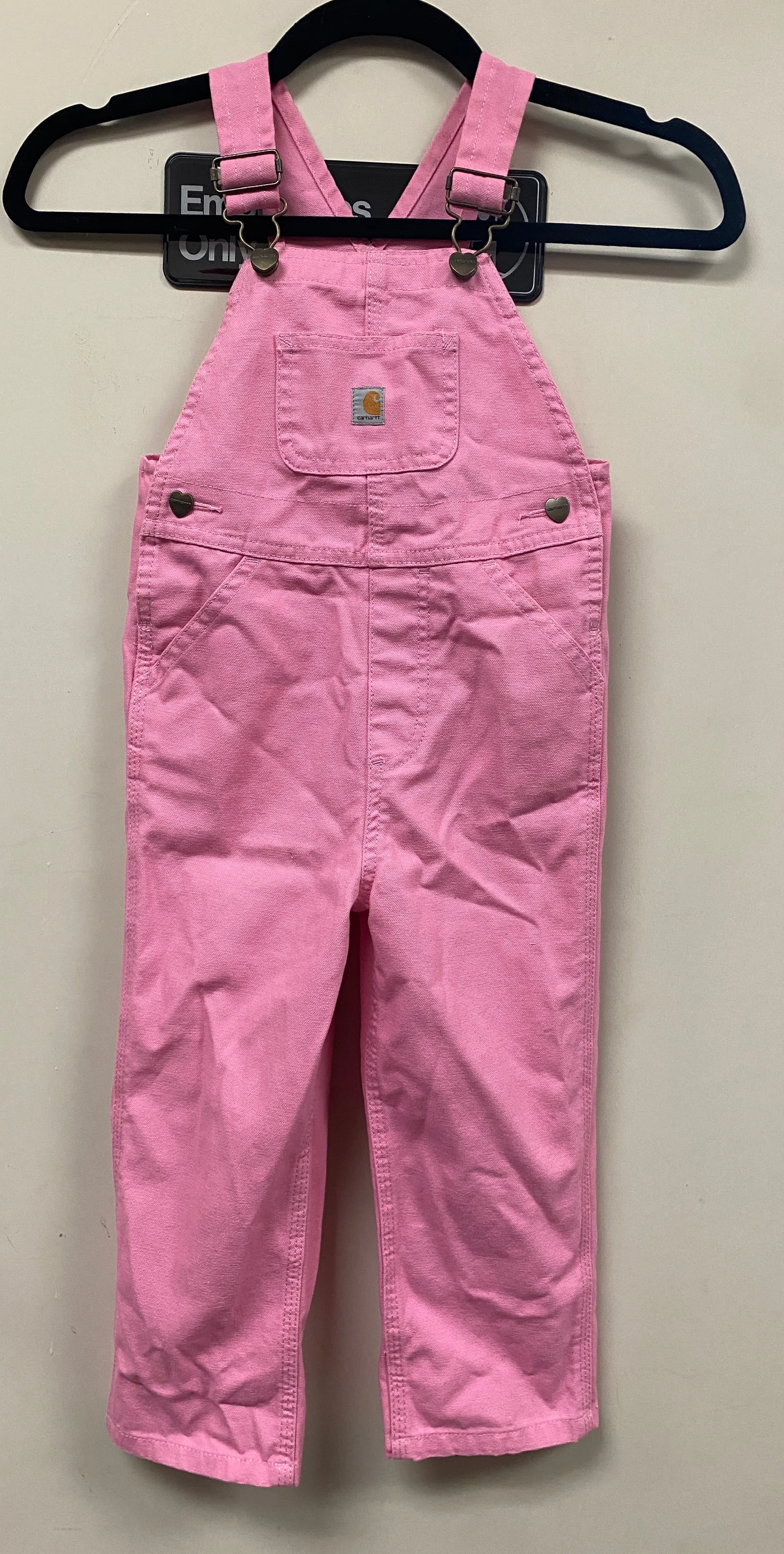 3T Pink Carhartt Overalls