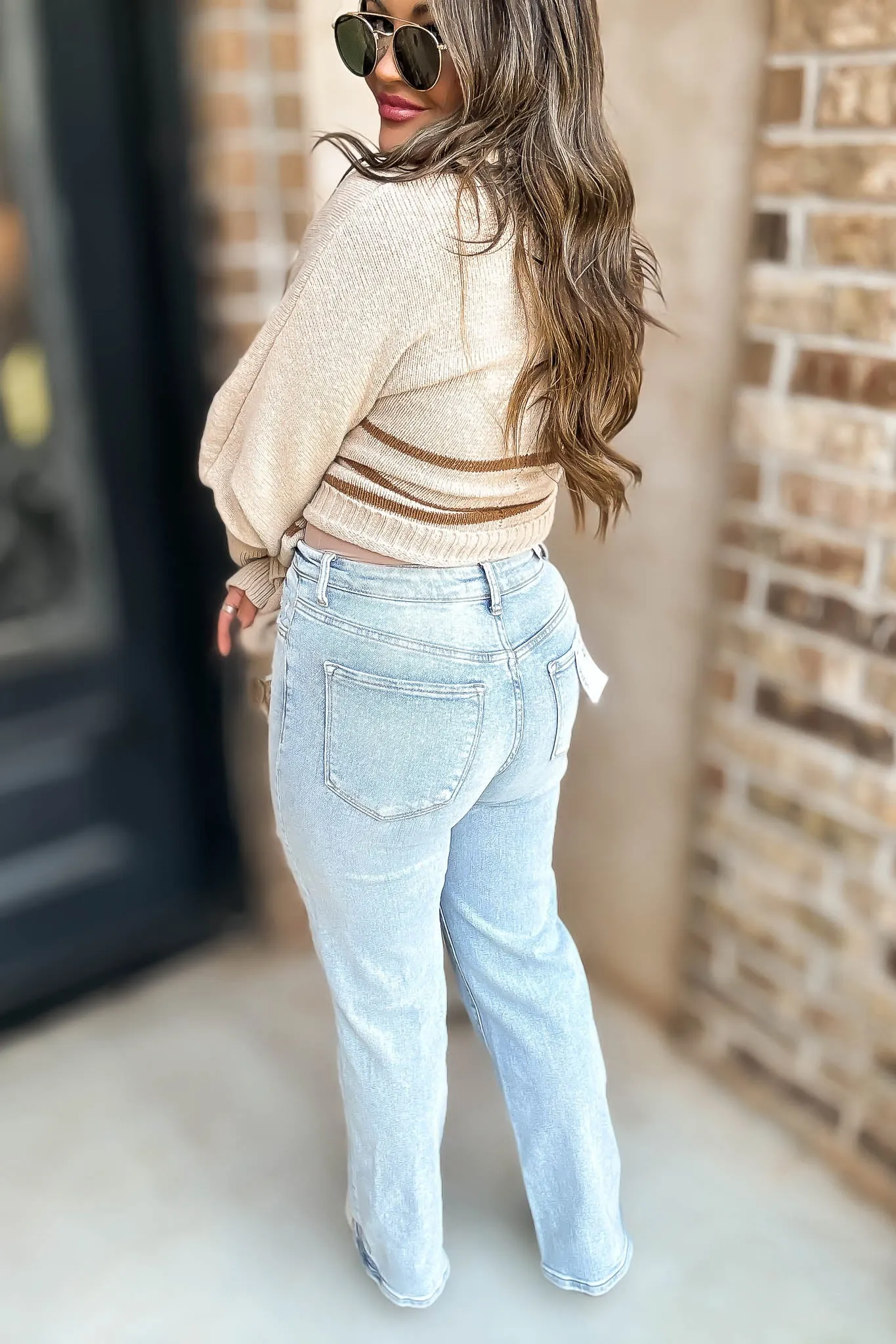 90s Vintage Super High Rise Flare Jeans