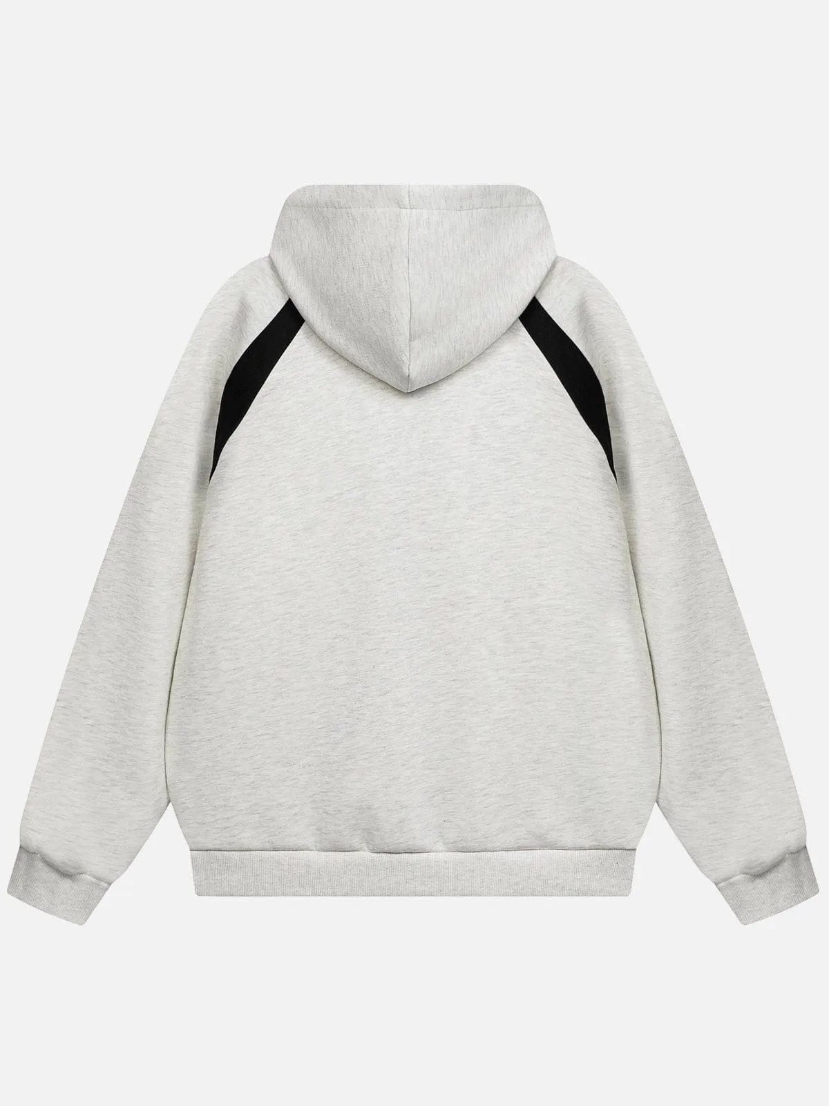 Aelfric Eden Basic Color Blocking Zip Up Hoodie