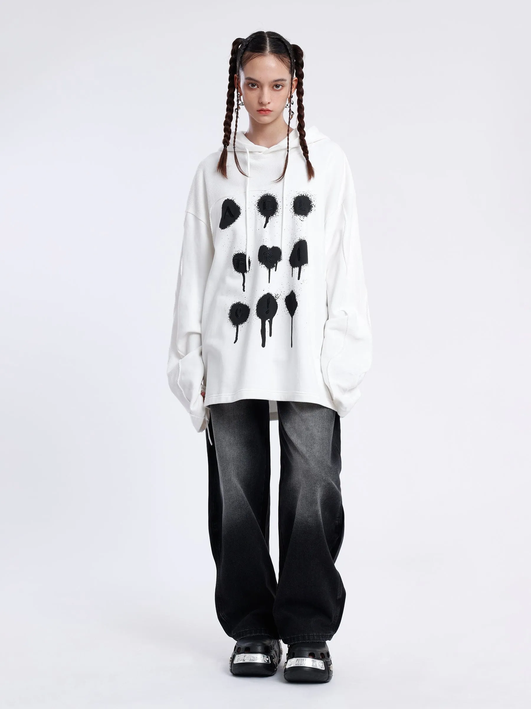 Aelfric Eden Bullet Holes Pattern Hoodie