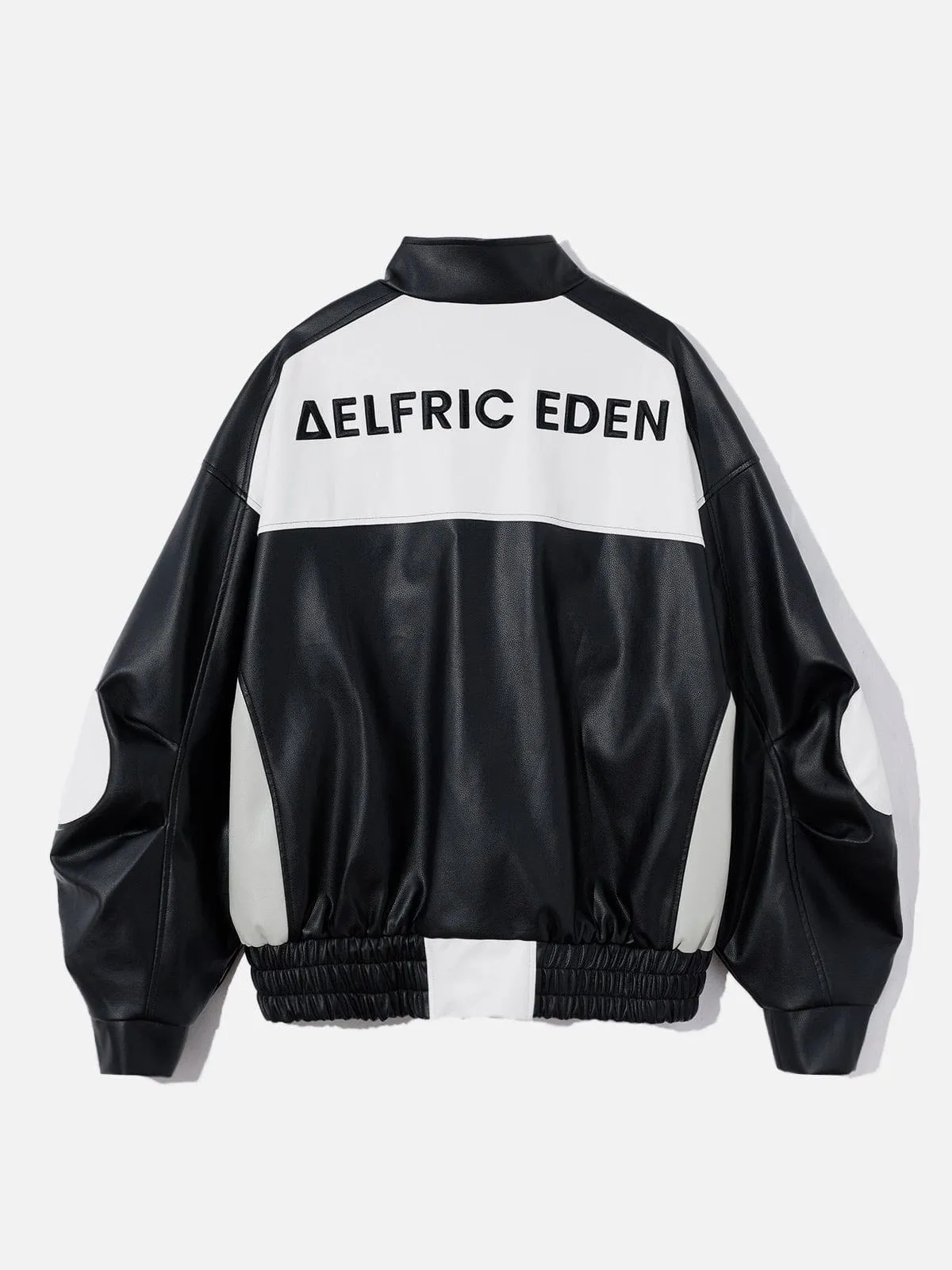 Aelfric Eden Color Blocking Embroidery Racing Jacket