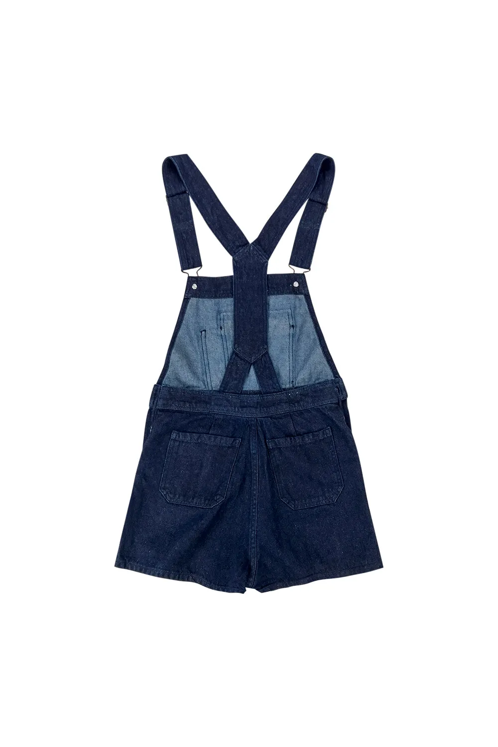 Alma Overall Denim Shorts