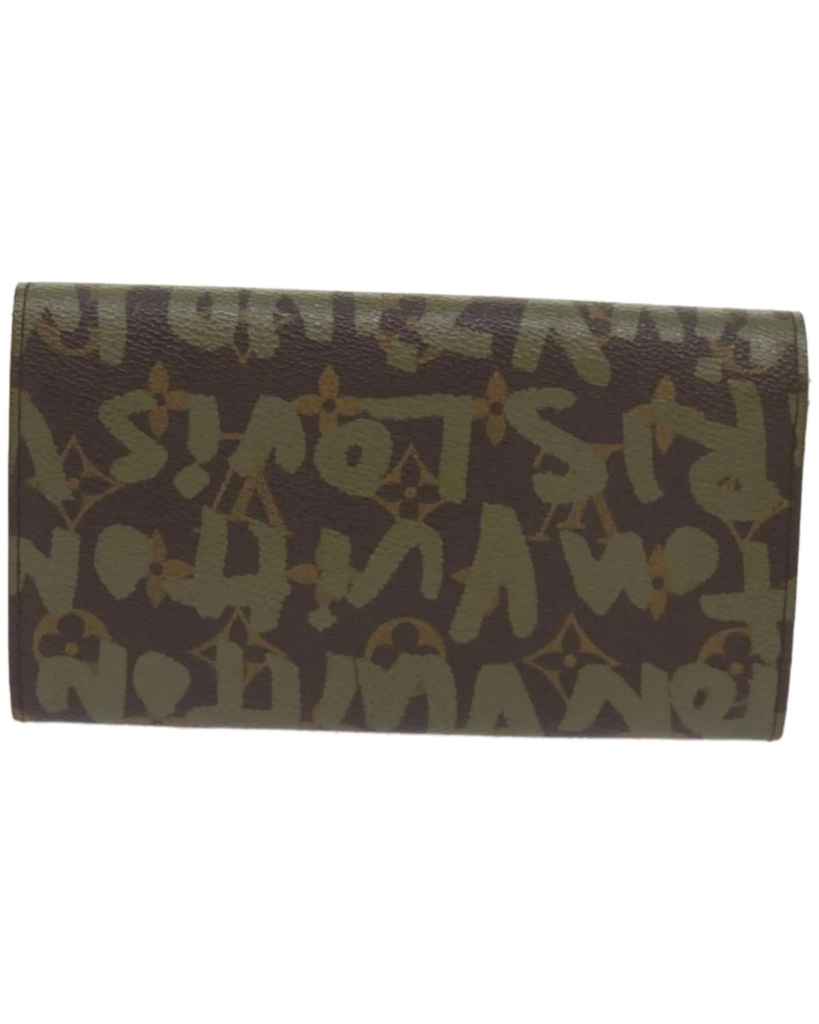 Authentic Monogram Graffiti Credit Wallet by Louis Vuitton