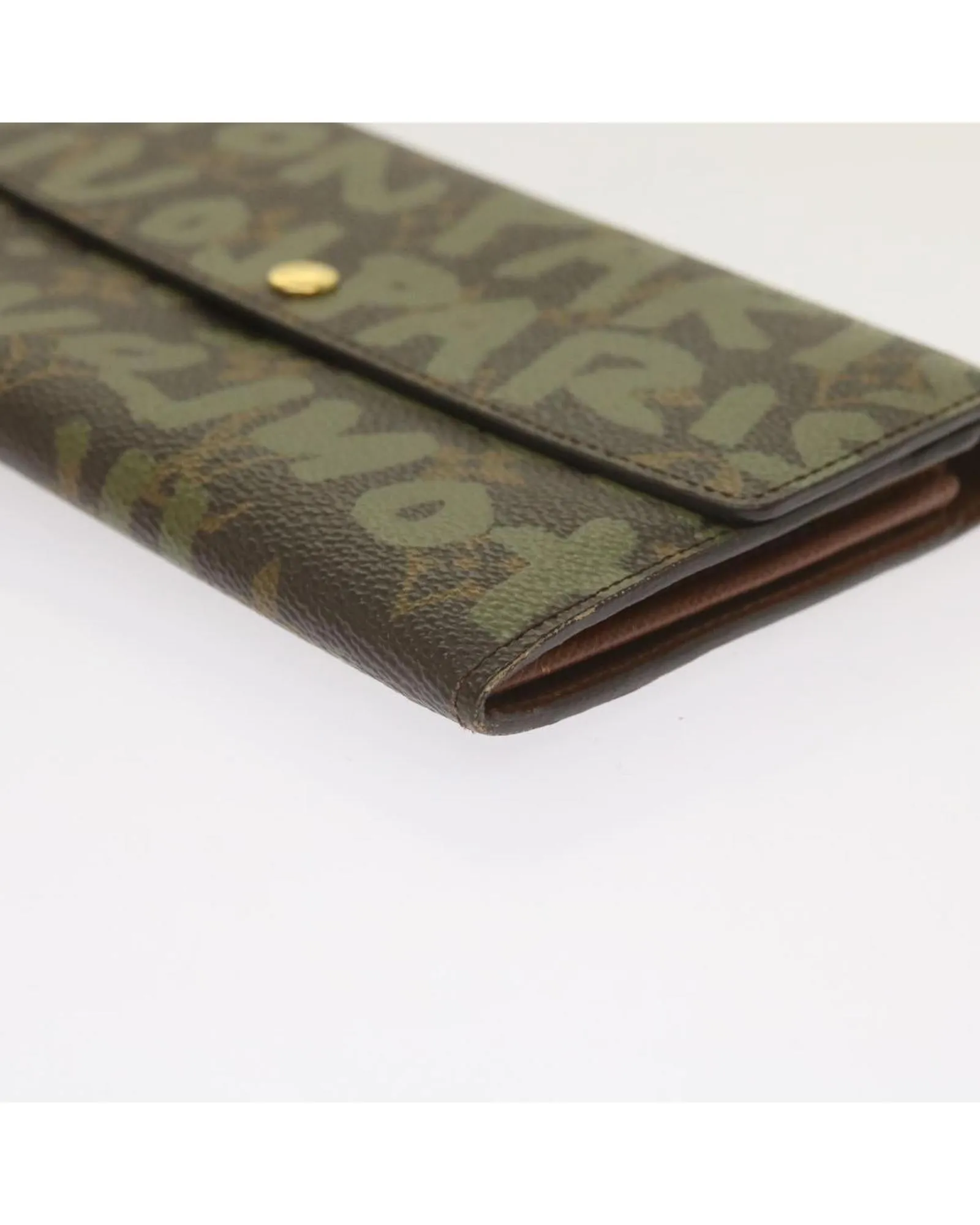 Authentic Monogram Graffiti Credit Wallet by Louis Vuitton