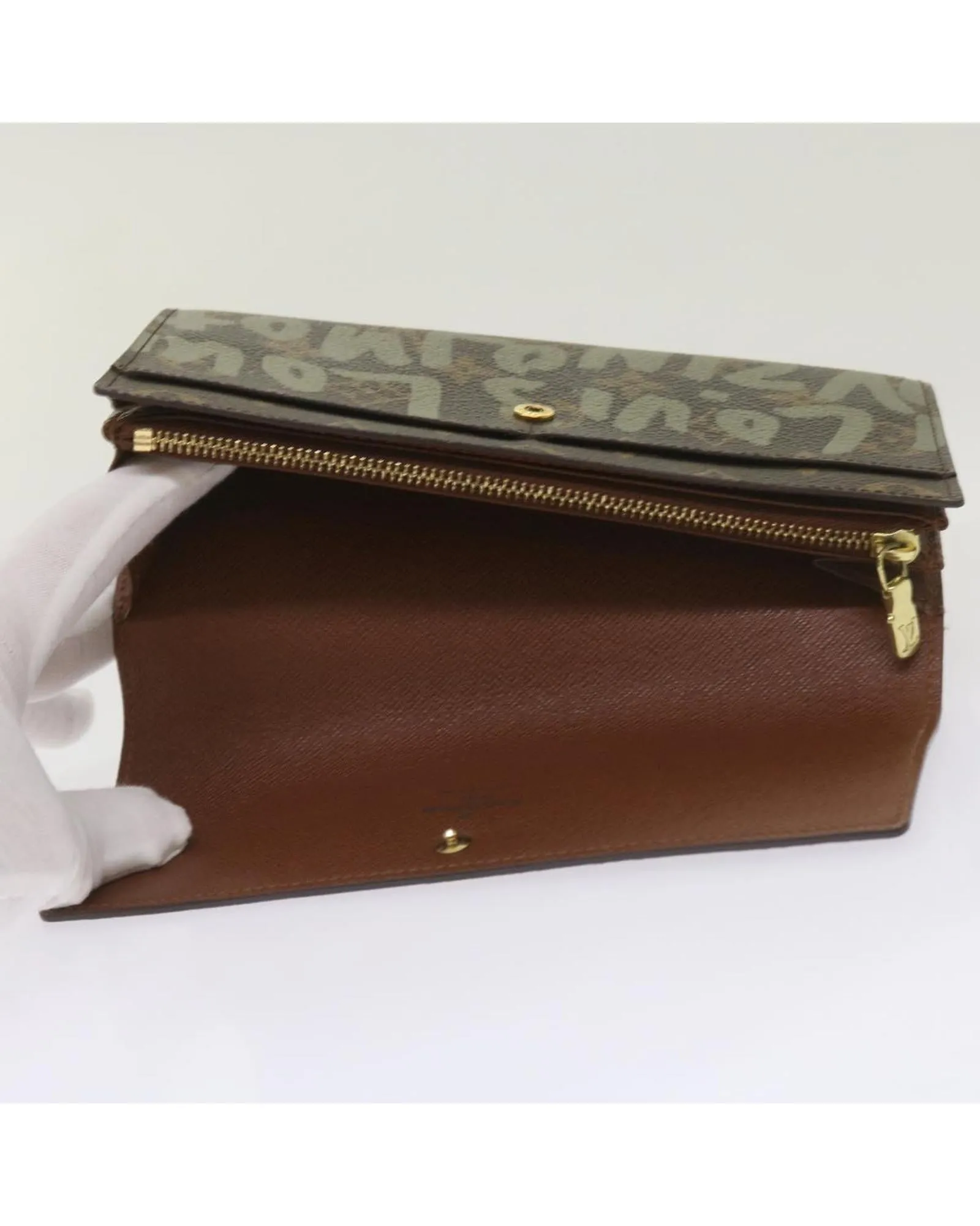 Authentic Monogram Graffiti Credit Wallet by Louis Vuitton