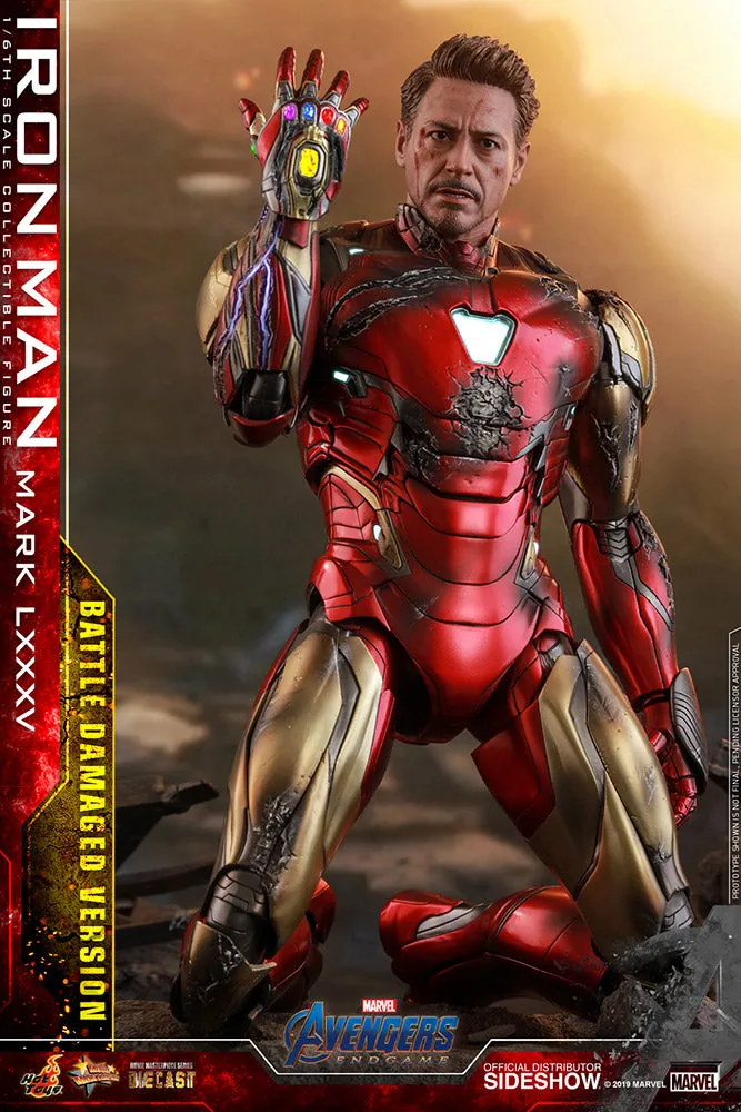 Avengers: Endgame - Iron Man Mark LXXXV (Battle Damaged Version) MMS543-D33B