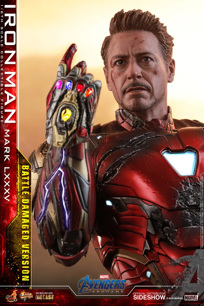 Avengers: Endgame - Iron Man Mark LXXXV (Battle Damaged Version) MMS543-D33B