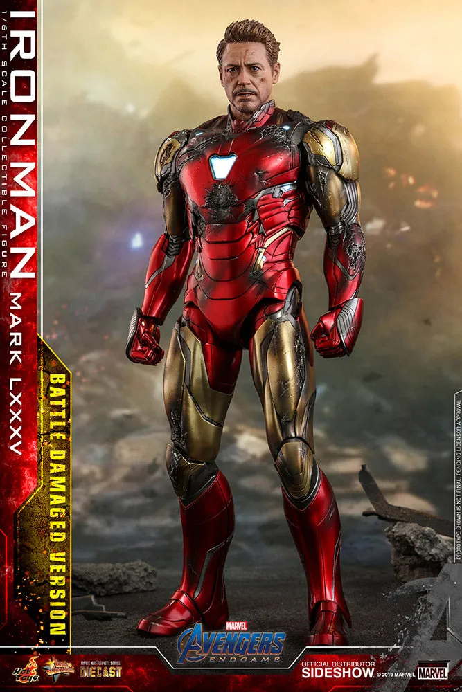 Avengers: Endgame - Iron Man Mark LXXXV (Battle Damaged Version) MMS543-D33B