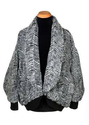 Bacall Jacket - Cozy Cable in Ash Faux Fur  -  Sold Out!