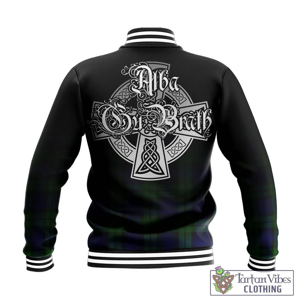 Bannatyne Tartan Baseball Jacket Featuring Alba Gu Brath Family Crest Celtic Inspired