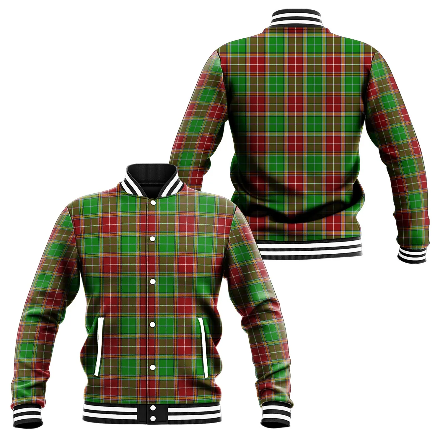 Baxter Modern Tartan Baseball Jacket