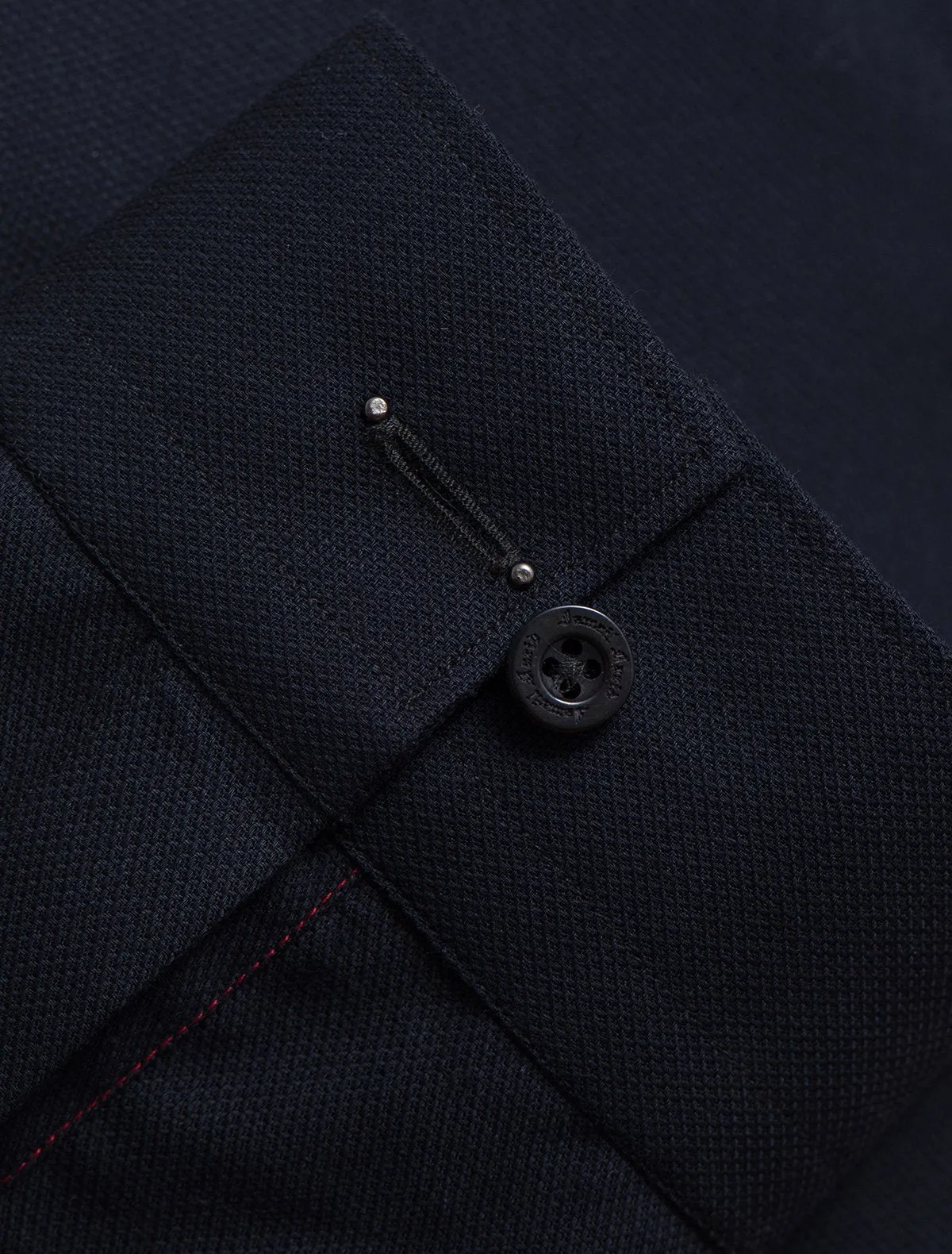 BLACK MANDARIN COLLAR SHIRT