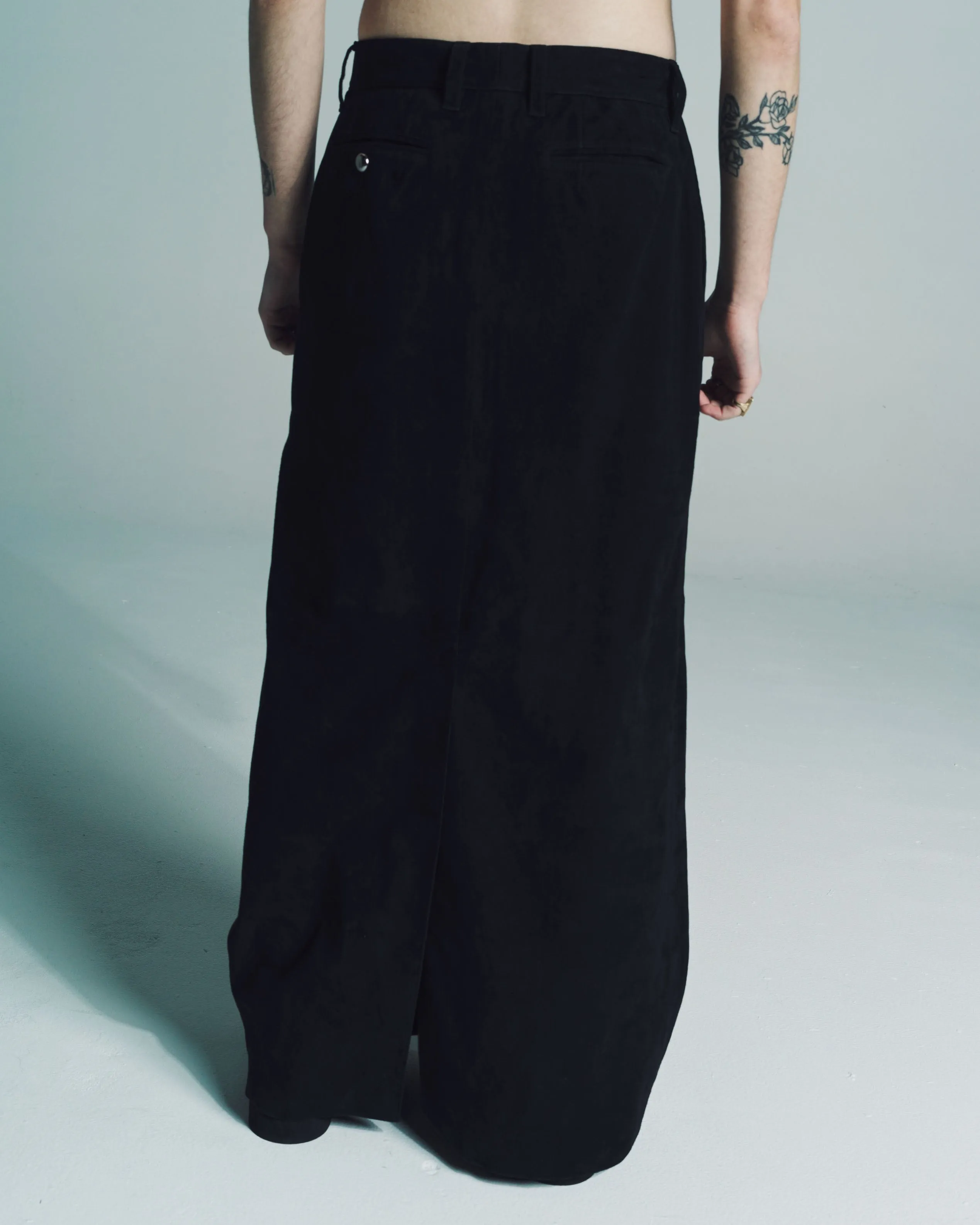 Black Sheep Leather Maxi Skirt