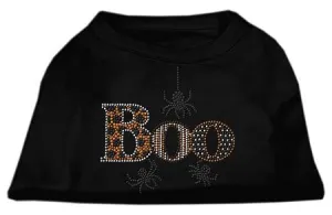 Boo Rhinestone Dog Shirt Black XL (16)