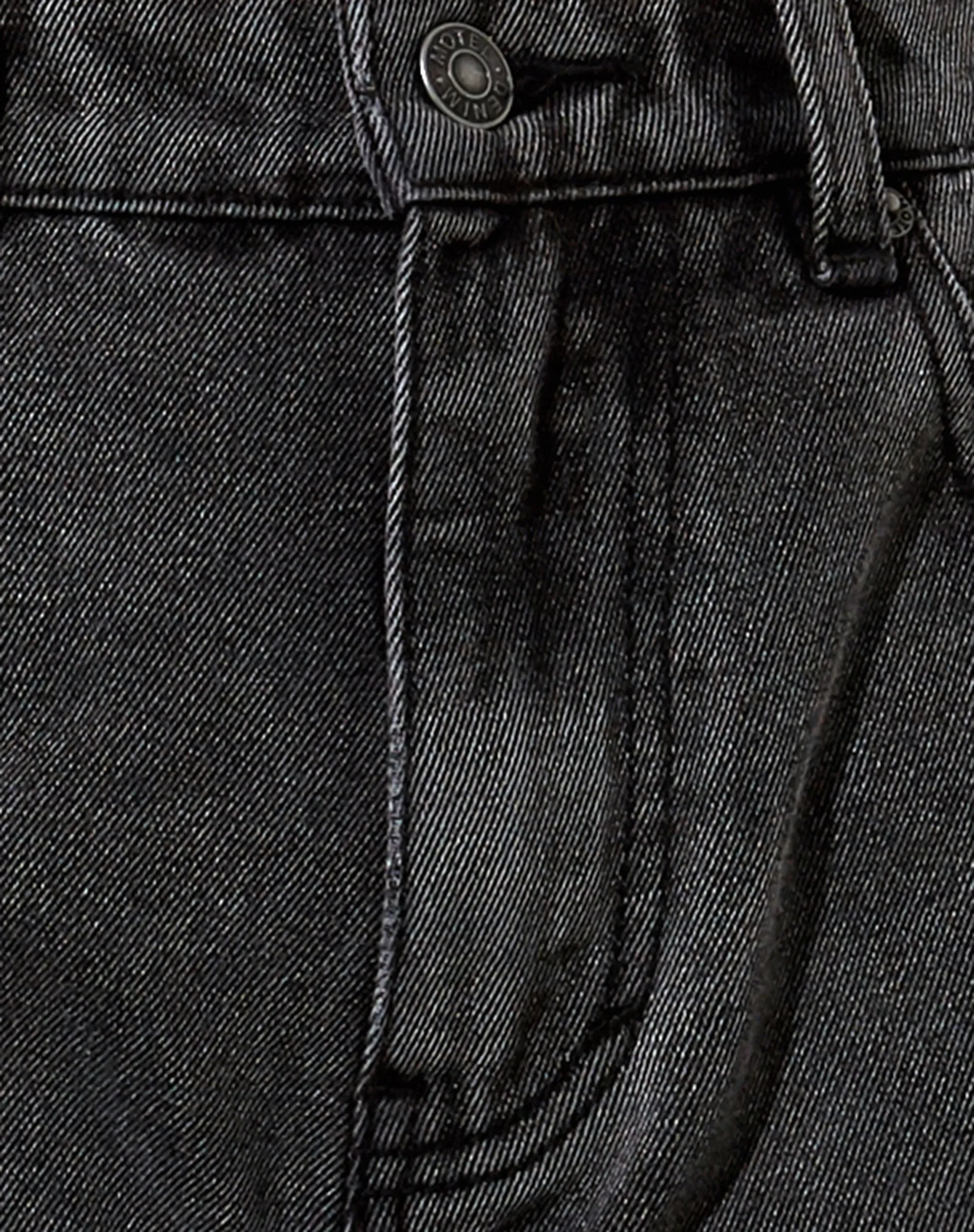 Bum Rips Parallel Jeans in Black Wash