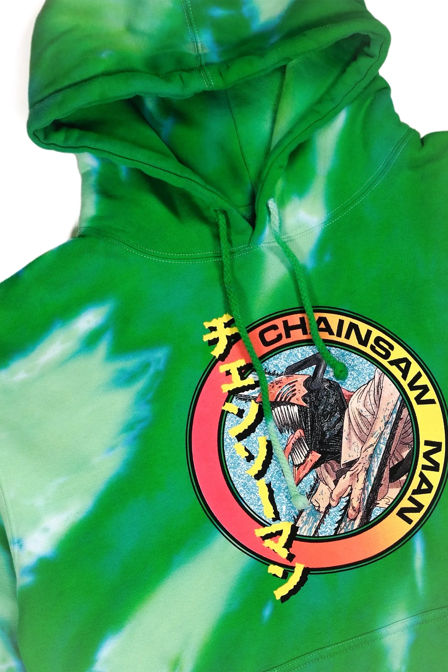 CSM Tiger Stripe Tie Dye Hoodie - Green Tiger