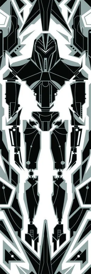 Cylon Glow Silkscreen Print by Ron Guyatt