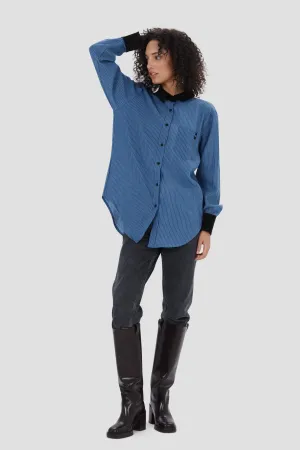 Denim Jacky button-up shirt