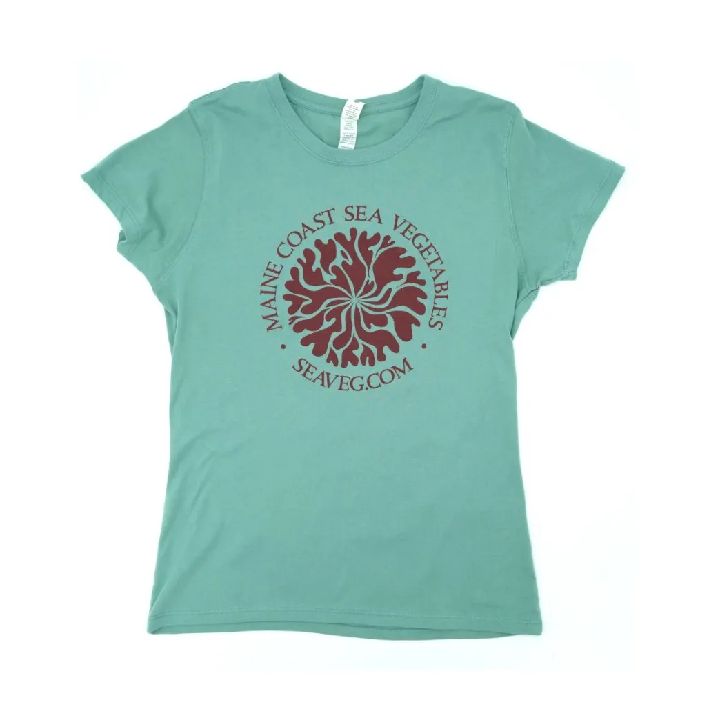 Dulse Mandala Ladies Short-Sleeve Shirt-Organic