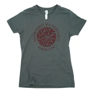 Dulse Mandala Ladies Short-Sleeve Shirt-Organic