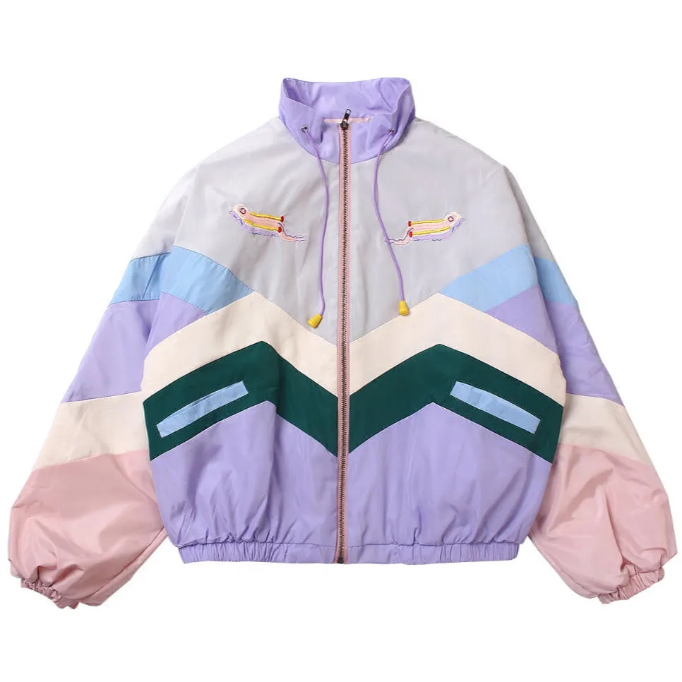 Embroidered Tennis Jacket