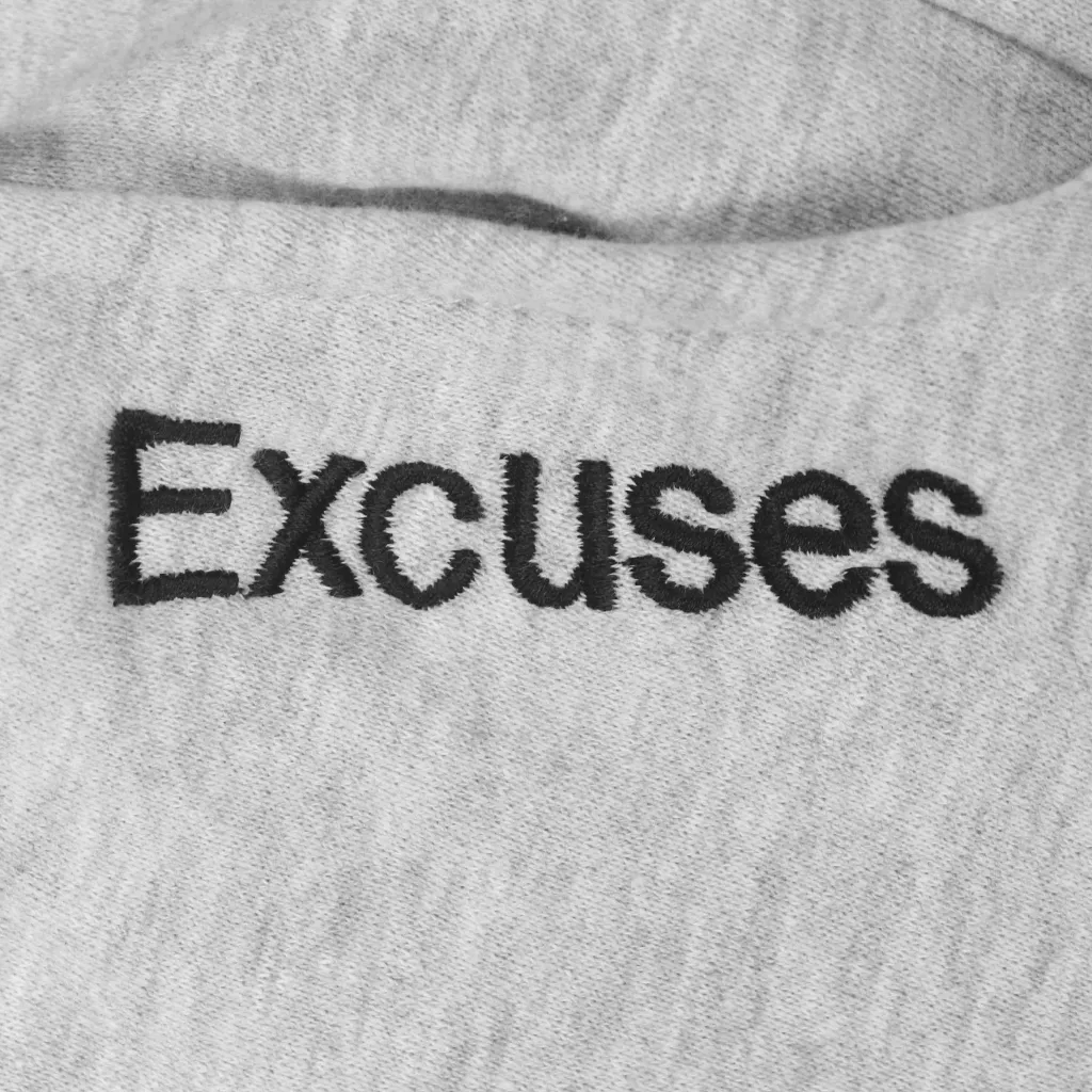 Excuses Heather Grey Sweatpants