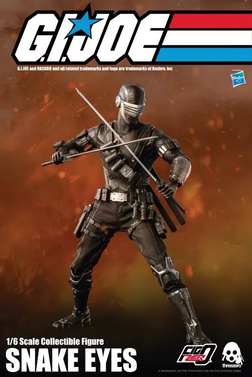 G.I. Joe FigZero Snake Eyes 1/6 Figure