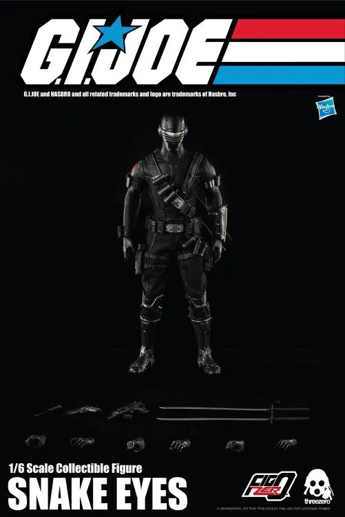 G.I. Joe FigZero Snake Eyes 1/6 Figure