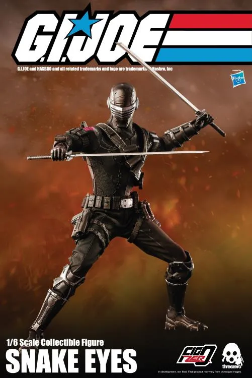 G.I. Joe FigZero Snake Eyes 1/6 Figure