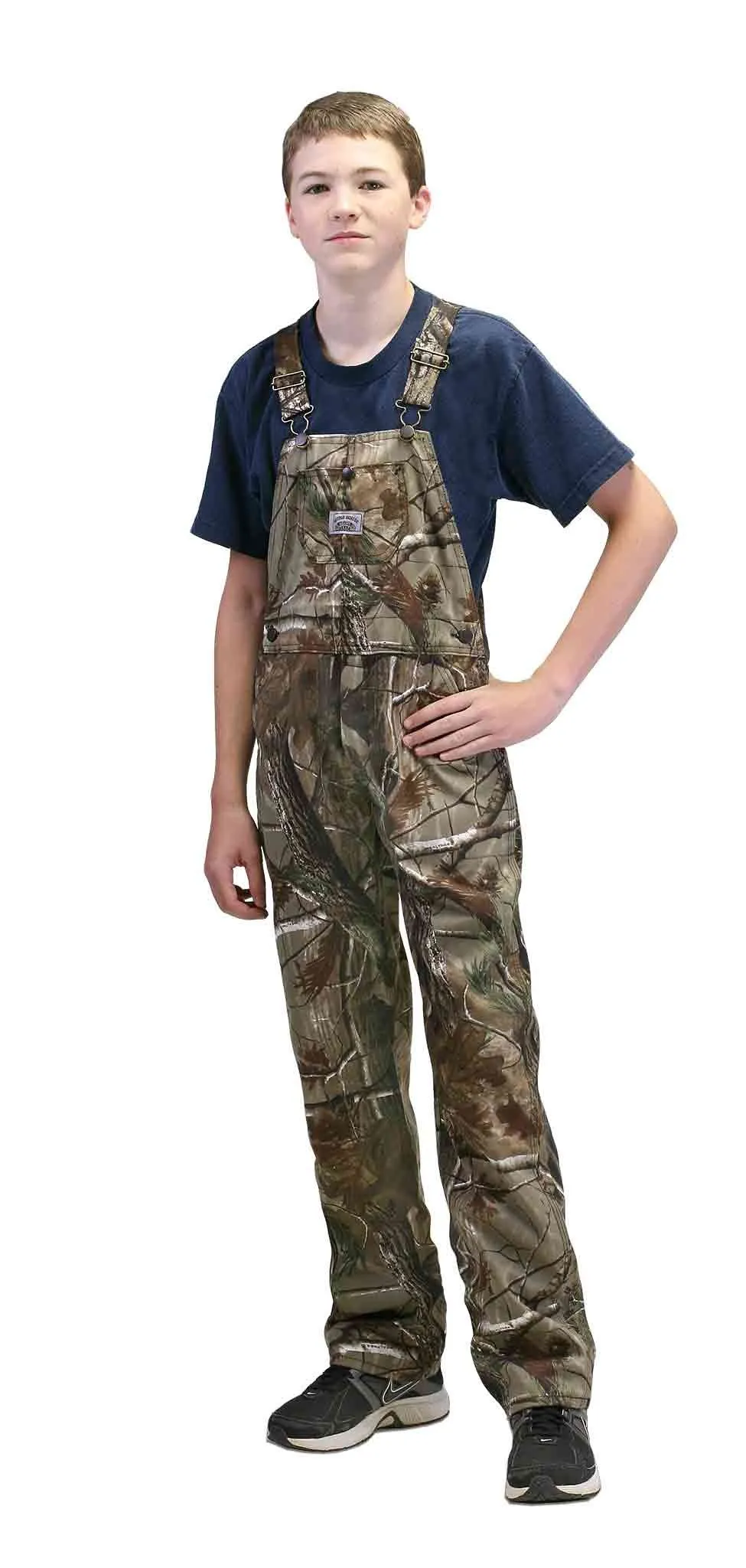 IRREGULAR #179 Made in USA Boys Realtree Camo Bib Overall