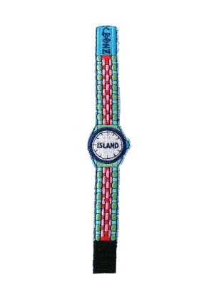 ISLAND Embroidered "Watch" Bracelet