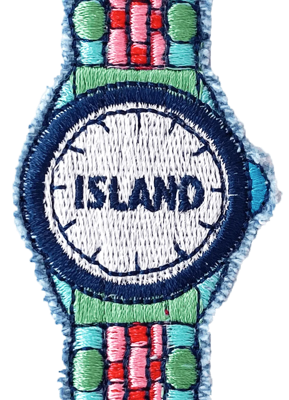 ISLAND Embroidered "Watch" Bracelet