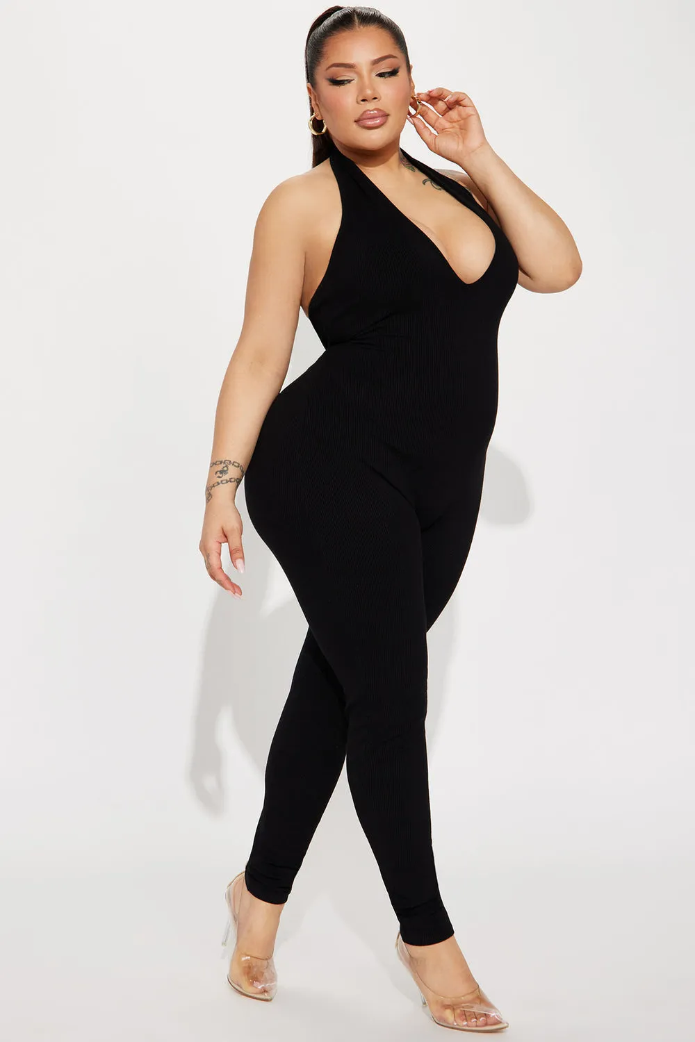 Jumpsuit Fashion Nova ZDJ2381, black