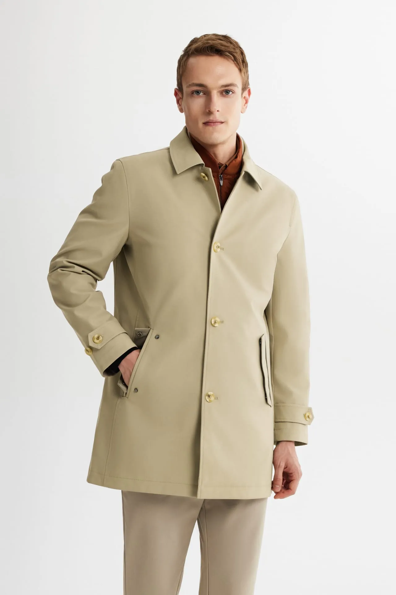 Mac Coat With Detechable Vest