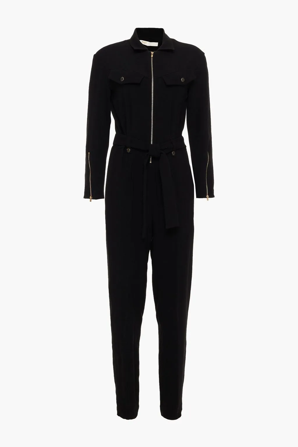 MAJE crepe jumpsuit, black