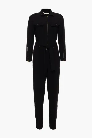 MAJE crepe jumpsuit, black