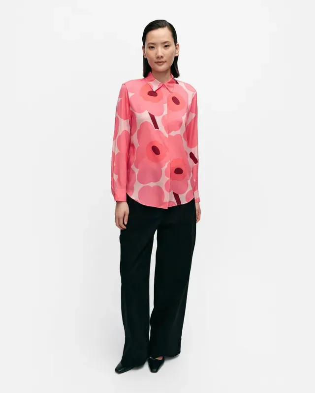 Marimekko Maija Unikko Silk Shirt