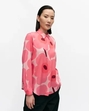 Marimekko Maija Unikko Silk Shirt