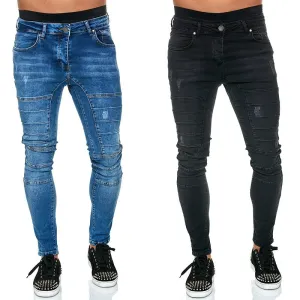 Men's Ripped Casual Skinny Jeans