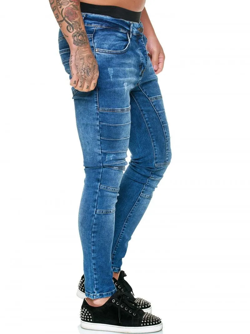 Men's Ripped Casual Skinny Jeans