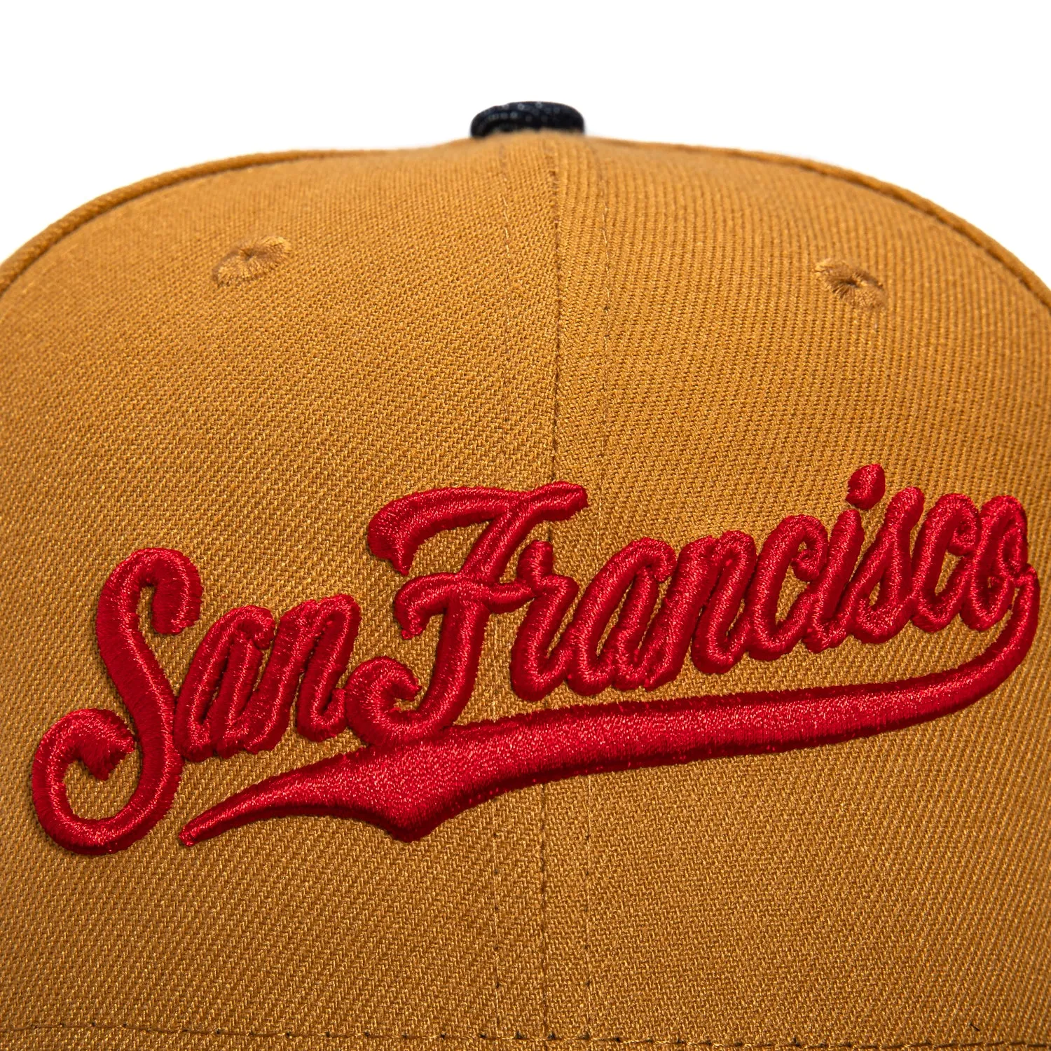 New Era 59Fifty San Francisco Giants 2000 Inaugural Patch Script Hat - Khaki, Denim