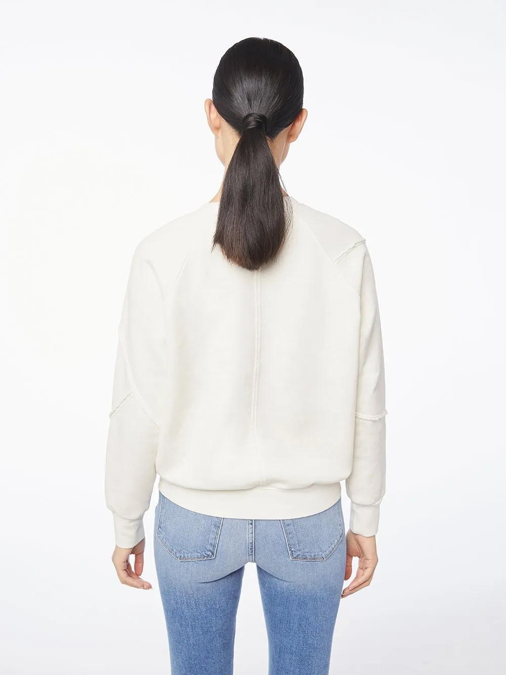 Patchwork Sweatshirt -- Natural