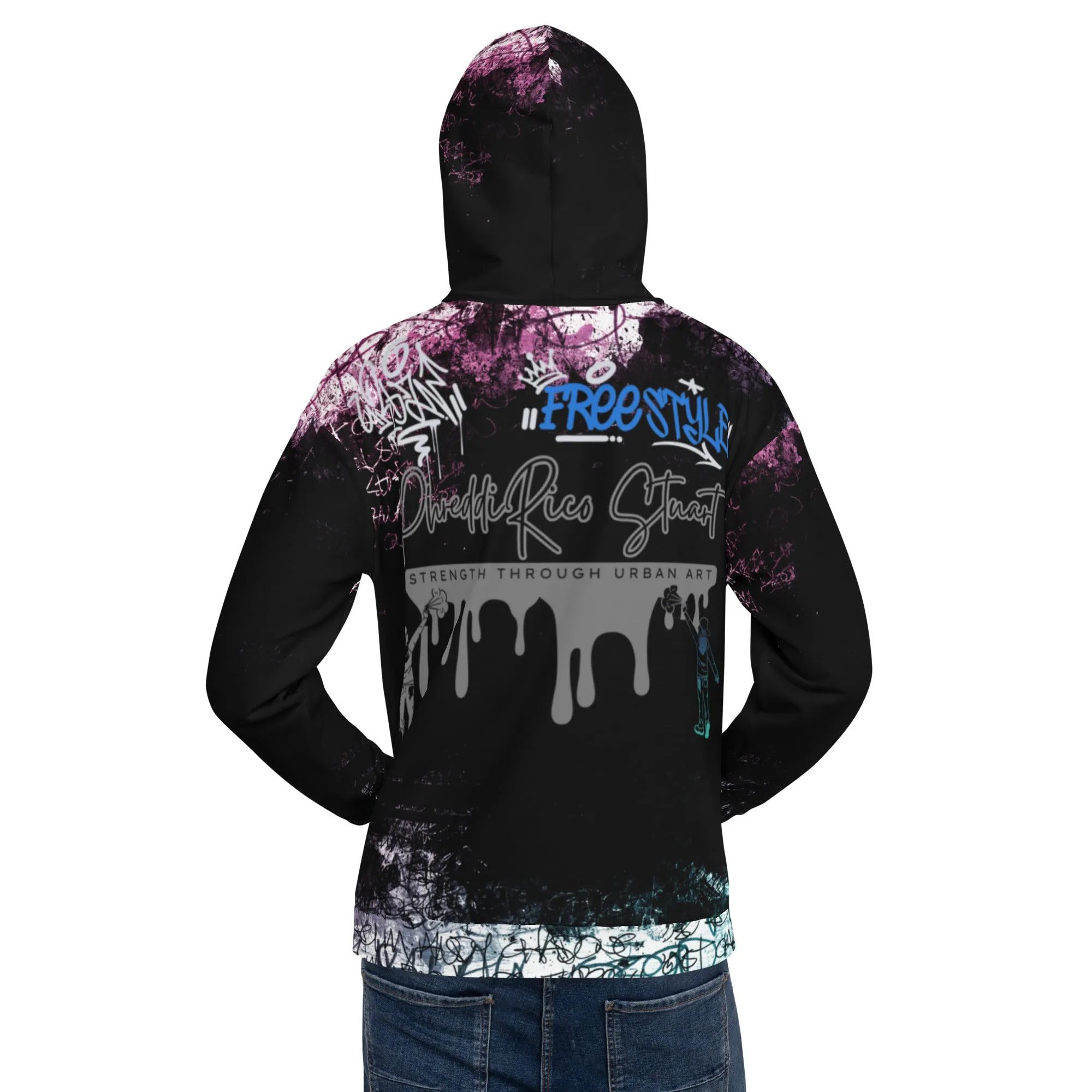 PhreddiRico Stuart Graffiti Hoodie