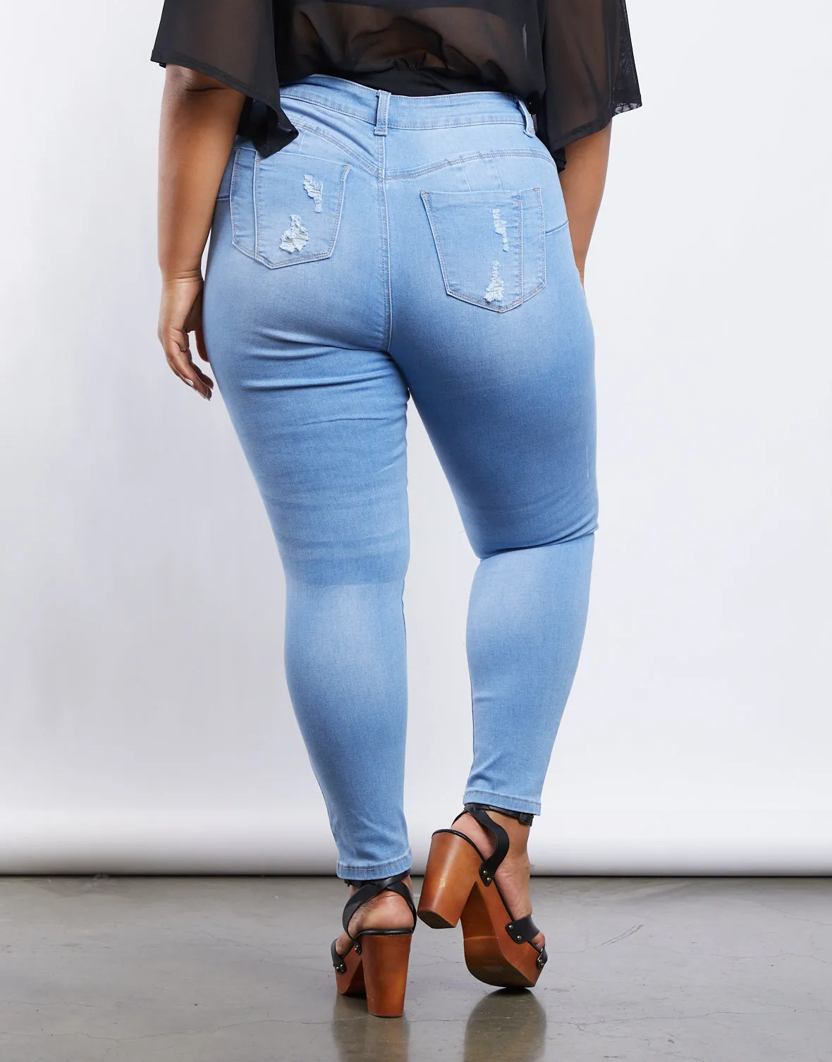 Plus Size Lilia Ripped Jeans