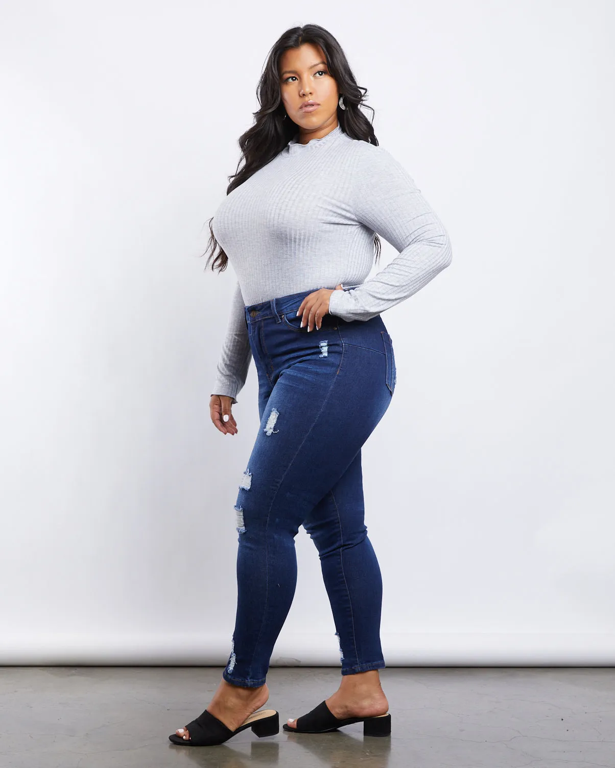 Plus Size Lilia Ripped Jeans