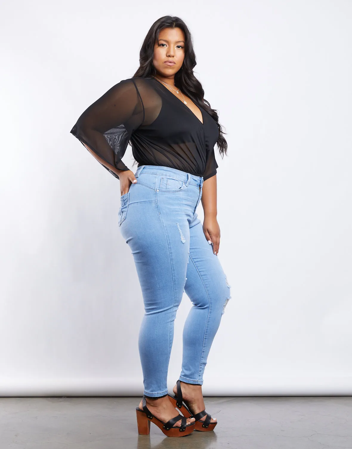 Plus Size Lilia Ripped Jeans