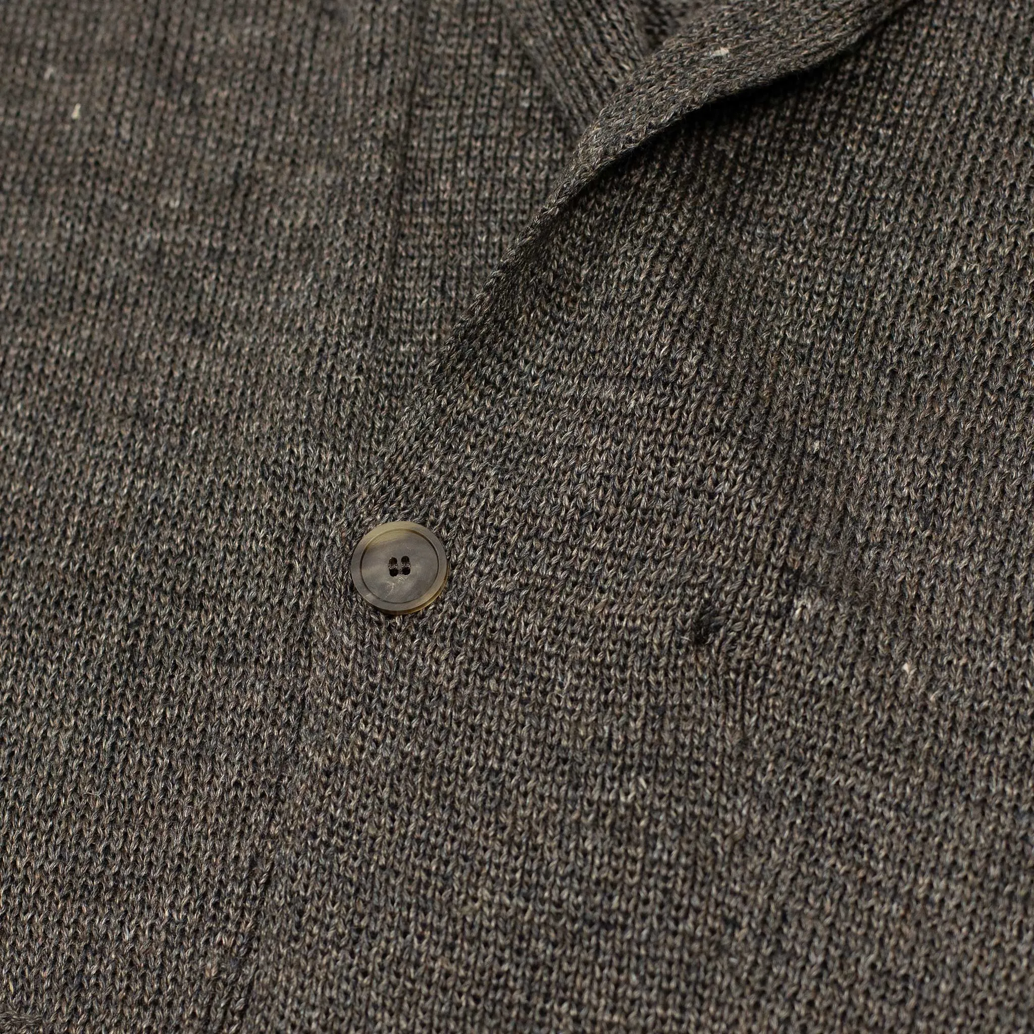 Relax Jacket in crisp Charcoal Marl linen