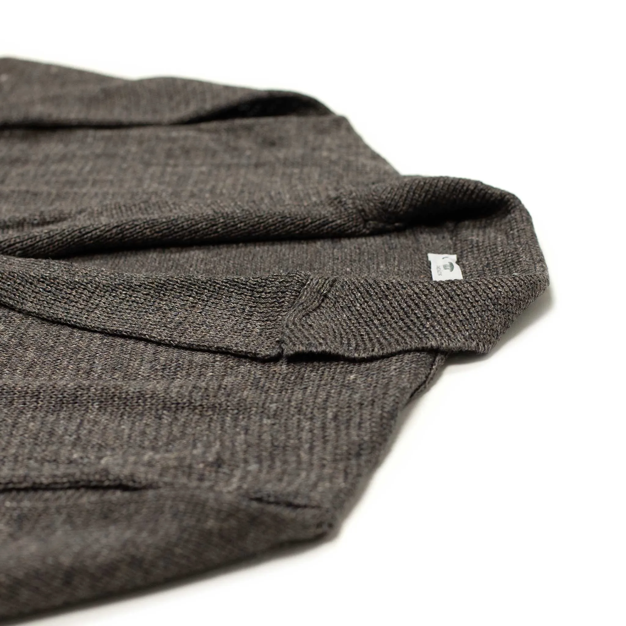 Relax Jacket in crisp Charcoal Marl linen